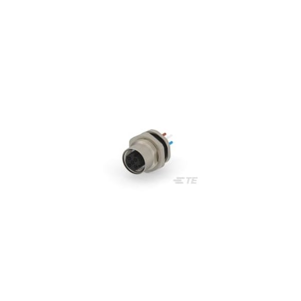 Te Connectivity M12 Rear Mounting Female D 4P 0.2M Wire T4171110504-001 - main